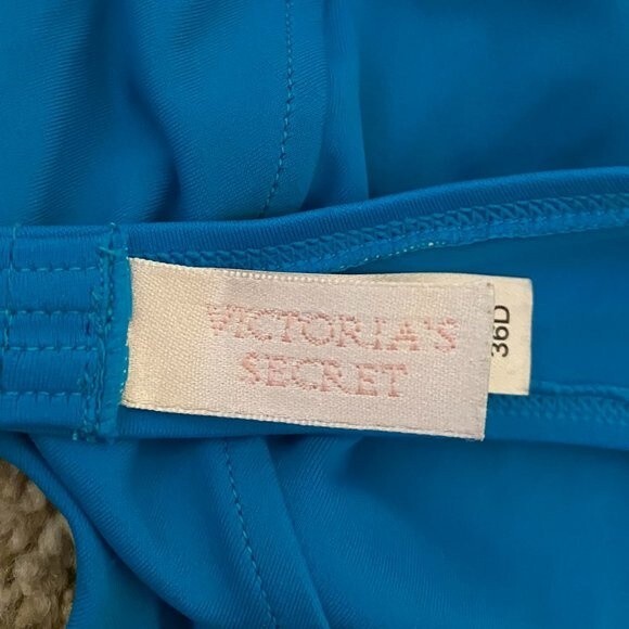 Victoria Secret 2 Piece Bikini Halter Tie Womens Swimsuit Size M - Picture 6 of 9